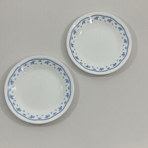 Corelle Set of 2 Blue Corn Saucers